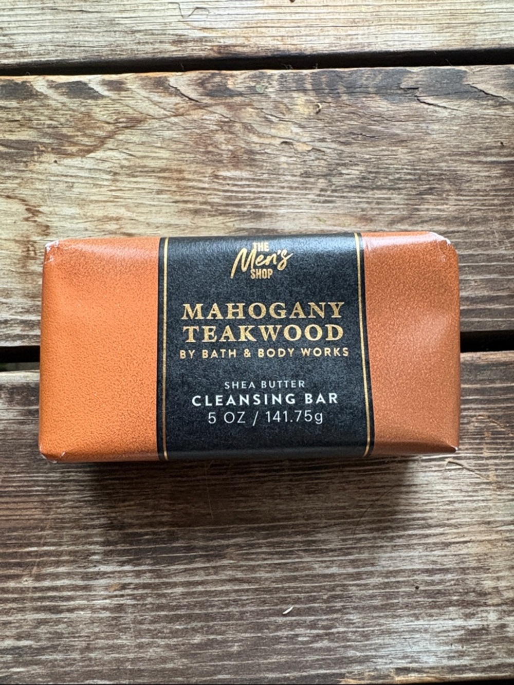 Bath & Body Works Teakwood Shea Butter Cleansing Bar 5 oz